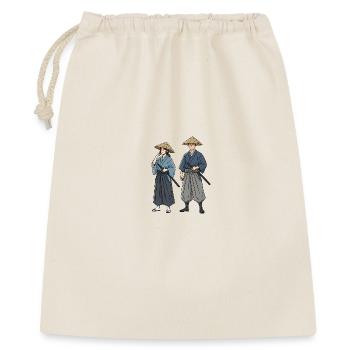 Samurai Duet in Kimono Ronin Pair - Gift Bag 40 x 50 cm - nature - Front