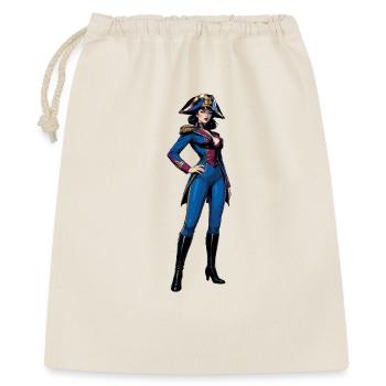 Napoleon Woman Cosplay - Geschenkbeutel aus Baumwolle (40 x 50 cm) - Natur - Vorne