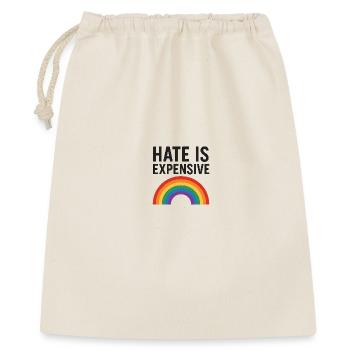 Hate Is Expensive Rainbow - Gift Bag 40 x 50 cm - nature - Front