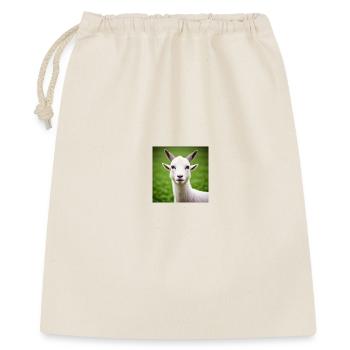 White goat in close-up - Gift Bag 40 x 50 cm - nature - Front