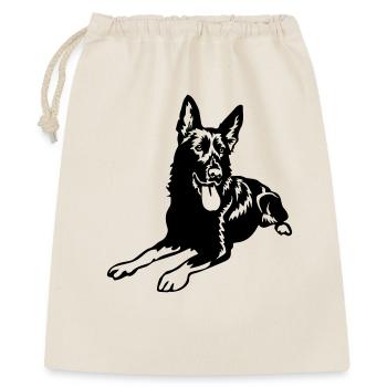 German Shepherd - Gift Bag 40 x 50 cm - nature - Front