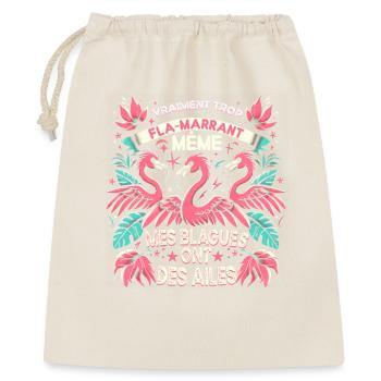 Vraiment trop Fla-marrant humour anniversaire - Sac cadeau 40 x 50 cm - nature - Devant