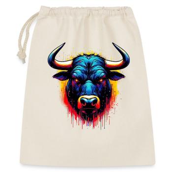Taureau - Sac cadeau 40 x 50 cm - nature - Devant