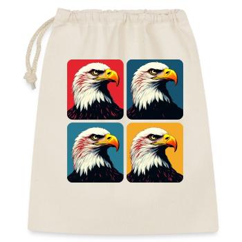 Pygargue à tête blanche - Sac cadeau 40 x 50 cm - nature - Devant