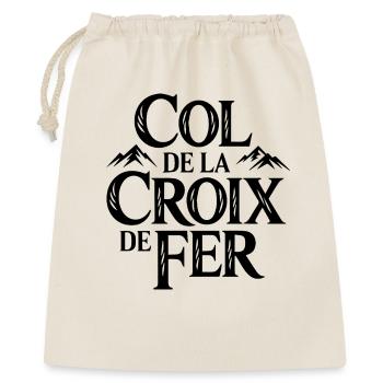 Col de la Croix de Fer Cycling Art - Gift Bag 40 x 50 cm - nature - Front