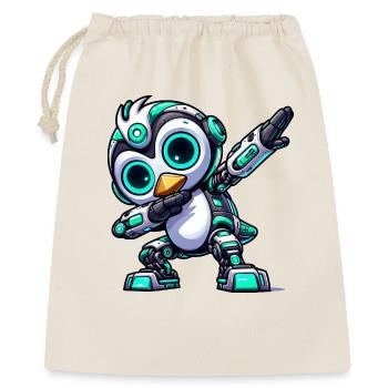 Cool Penguin Robot Cyborg Mech Astronaut Dab - Gift Bag 40 x 50 cm - nature - Front