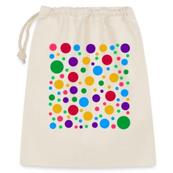Colourful Polka Dot Pattern – Bright Spotty Dotted - Gift Bag 40 x 50 cm - nature - Front