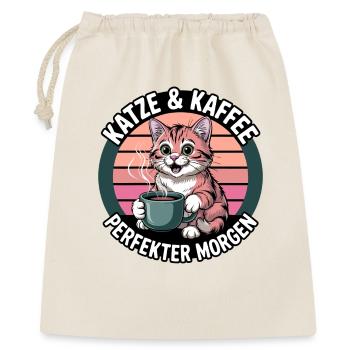 KatzCoffee Morning Greeting - Gift Bag 40 x 50 cm - nature - Front