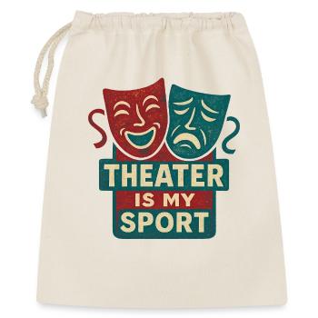 Theater Is My Sport - Gift Bag 40 x 50 cm - nature - Front
