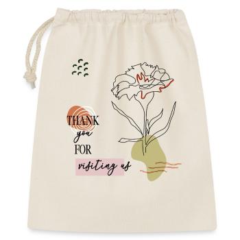 Thank you greetings - Gift Bag 40 x 50 cm - nature - Front