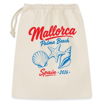 Malle 2026 Mallorca Palma Beach Spain 2026 - Geschenkbeutel aus Baumwolle (40 x 50 cm) - Natur - Vorne