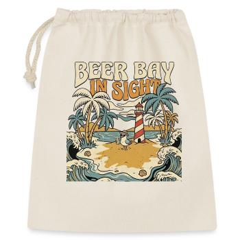 Baie de bière en vue - Sac cadeau 40 x 50 cm - nature - Devant