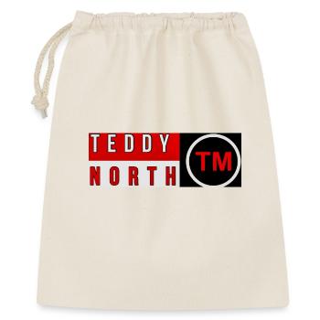 Teddy North Markenlogo - Geschenkbeutel aus Baumwolle (40 x 50 cm) - Natur - Vorne