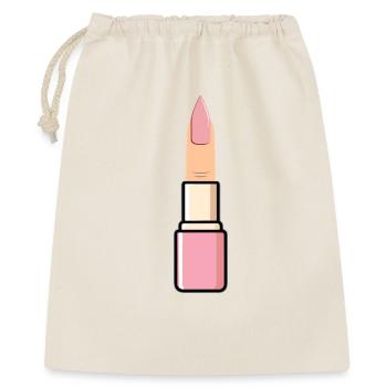 Finger lipstick rose - Gift Bag 40 x 50 cm - nature - Front