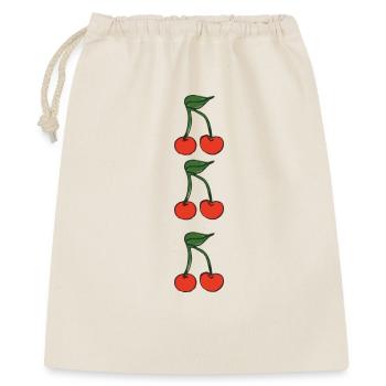 Cherries 3 times - Gift Bag 40 x 50 cm - nature - Front