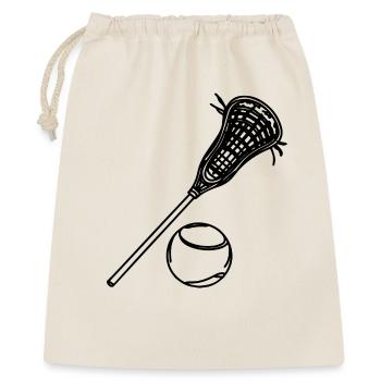 Lacrosse and Ball - Gift Bag 40 x 50 cm - nature - Front