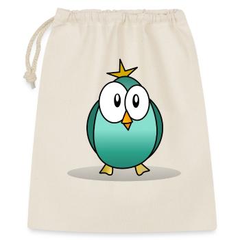 OISEAU. CHOUETTE. HIBOU. OISEAU. NUIT. NATURE - Sac cadeau 40 x 50 cm - nature - Devant