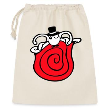 Mr Snail Sir Cylinder Monocle Rich Wealthy - Gift Bag 40 x 50 cm - nature - Front