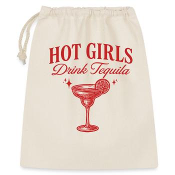 Humorous Aperitif Girls Drink Tequila - Gift Bag 40 x 50 cm - nature - Front