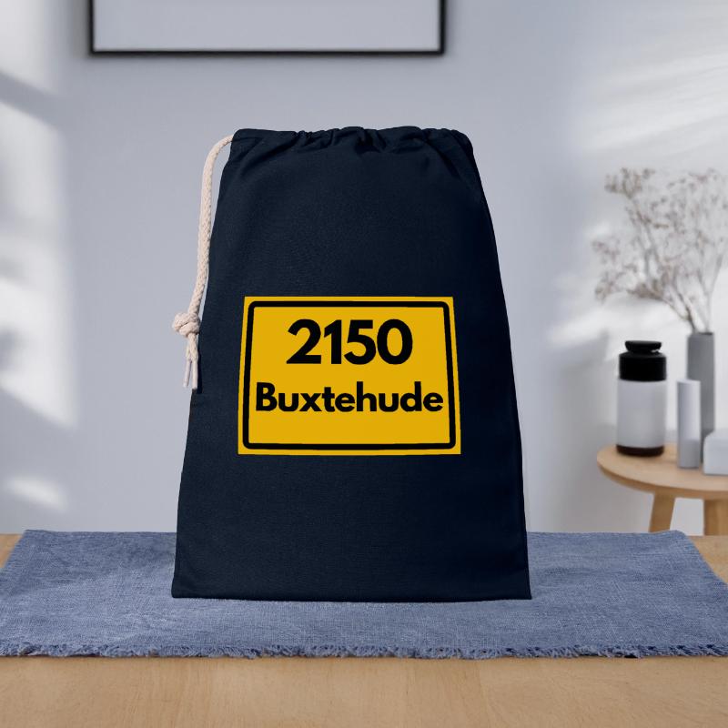 OLD POSTCODE POSTCODE RETRO 2150 BUXTEHUDE HANSE Gift Bag 30 x 45 cm