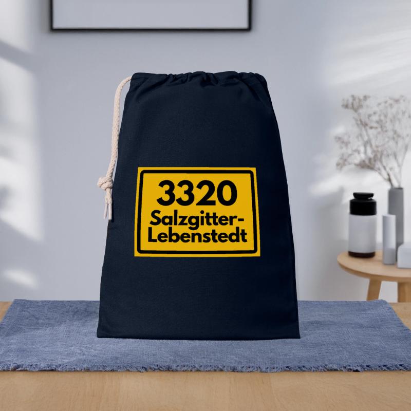 OLD POSTCODE POSTCODE RETRO 3320 SALZGITTER Gift Bag 30 x 45 cm