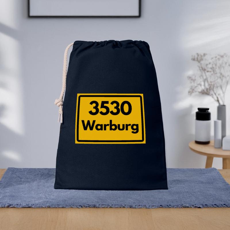 OLD POSTCODE POSTCODE RETRO 3530 WARBURG HANSEMAUE Gift Bag 30 x 45 cm