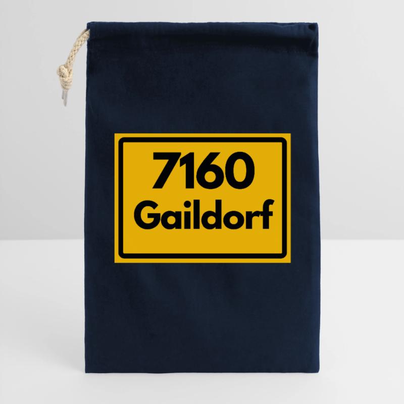 OLD POSTCODE POSTCODE RETRO 7160 GAILDORF HEIMAT Gift Bag 30 x 45 cm