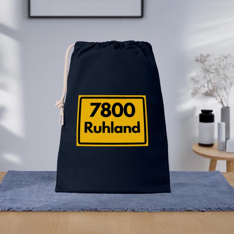 OLD POSTCODE POSTCODE, BRANDENBURG 7800 RUHLAND Gift Bag 30 x 45 cm