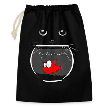 goldfish - Gift Bag 30 x 45 cm - black - Front