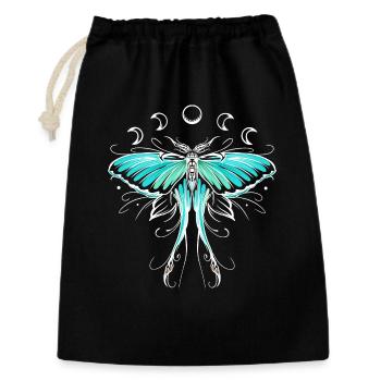 Papillon de nuit chinois Chinesische Mondmotte - Sac cadeau 30 x 45 cm - noir - Devant