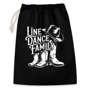 Line Dance Family Boots - Gift Bag 30 x 45 cm - black - Front