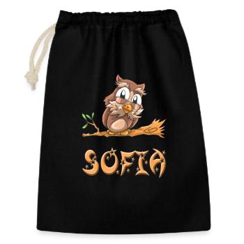 Owl Sofia - Gift Bag 30 x 45 cm - black - Front