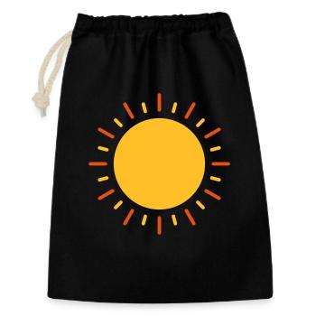 Sun - Gift Bag 30 x 45 cm - black - Front