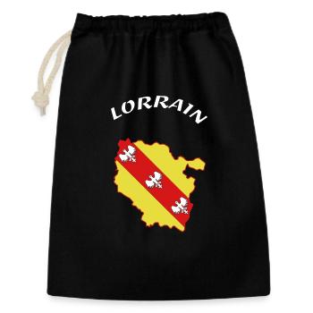 lorrain - Sac cadeau 30 x 45 cm - noir - Devant