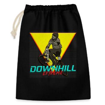 Downhill Extreme Motiv - Gift Bag 30 x 45 cm - black - Front