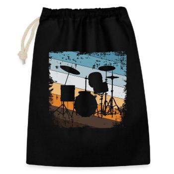 Drummers - Gift Bag 30 x 45 cm - black - Front