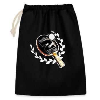 Ping-pong - Sac cadeau 30 x 45 cm - noir - Devant