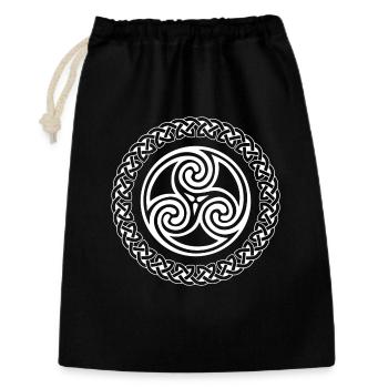 Celtic Knot - Gift Bag 30 x 45 cm - black - Front