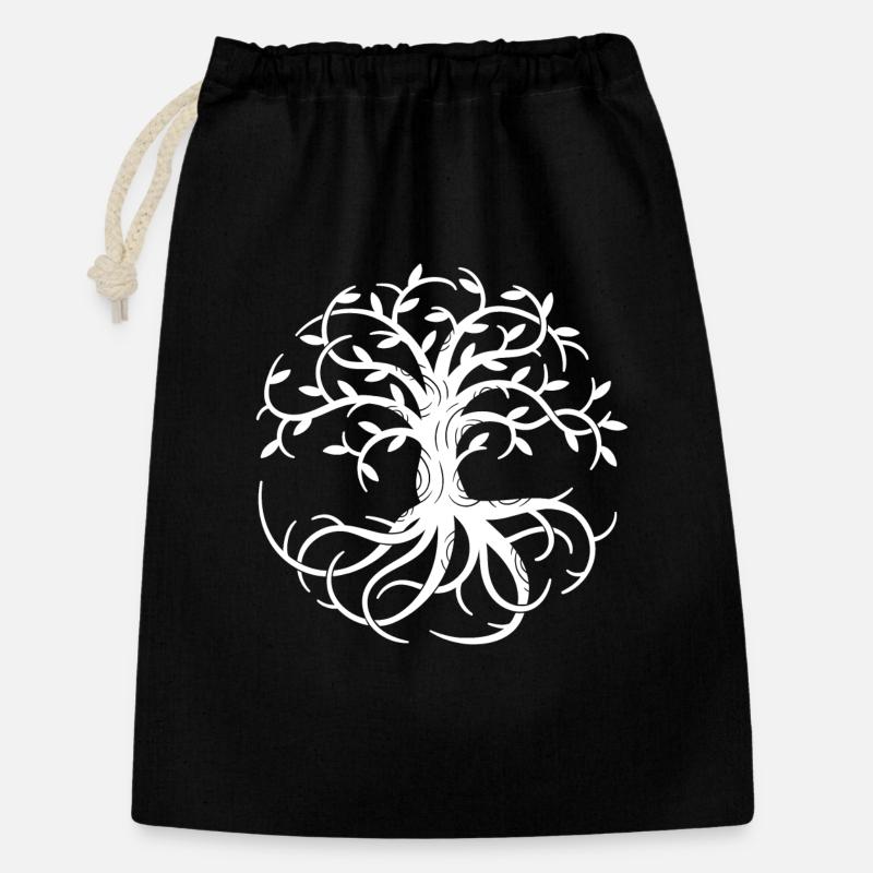 Celtic Tree of Life - Gift Bag 30 x 45 cm - black