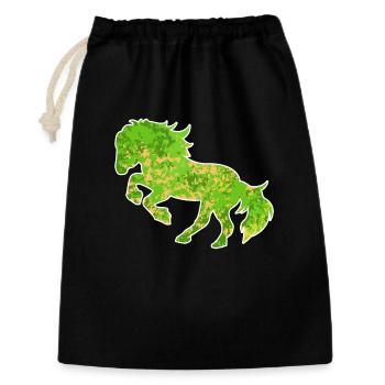Gallop Horses Icelandic Horses Horse Love Trot - Gift Bag 30 x 45 cm - black - Front