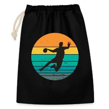 handball, handball fan, playing handball - Gift Bag 30 x 45 cm - black - Front
