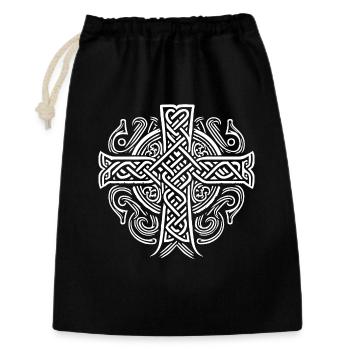 Celtic Cross - Gift Bag 30 x 45 cm - black - Front
