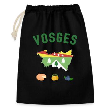 Vosges - Sac cadeau 30 x 45 cm - noir - Devant