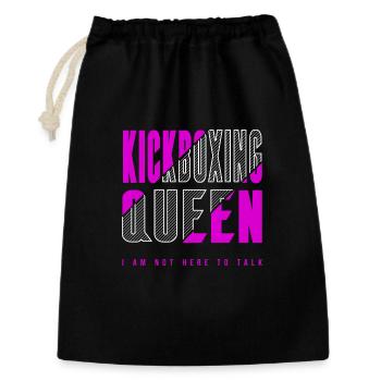 Kickboxing Queen - Gift Bag 30 x 45 cm - black - Front