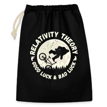 Relativity Theory - Good Luck and Bad Luck - Gift Bag 30 x 45 cm - black - Front
