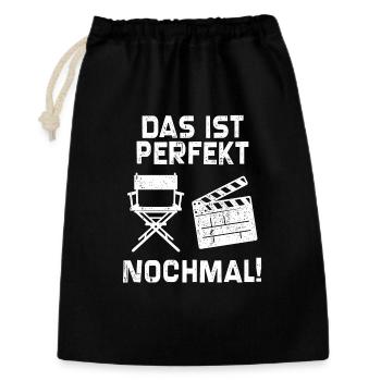 Erfolg Statement Karriere Beruf Regisseur Job - Geschenkbeutel aus Baumwolle (30 x 45 cm) - Schwarz - Vorne