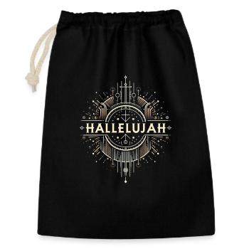 Hallelujah Deco Glyph - Gift Bag 30 x 45 cm - black - Front