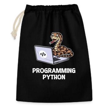 Skripting Programmierer Computer Debug Developer - Geschenkbeutel aus Baumwolle (30 x 45 cm) - Schwarz - Vorne