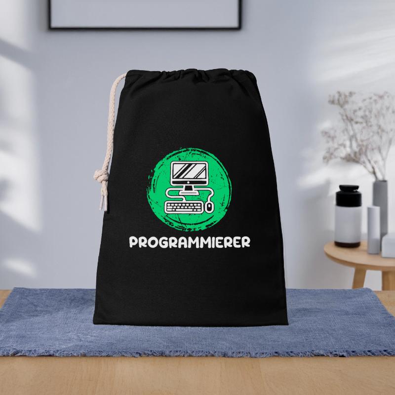 Computer Freak Scripting Developer Programmer Gift Bag 30 x 45 cm