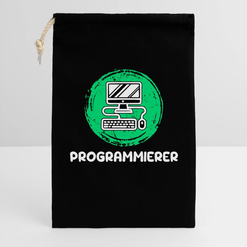Computer Freak Scripting Developer Programmer Gift Bag 30 x 45 cm